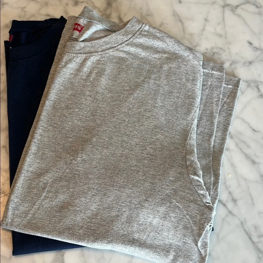 Levi's Gray and Dark Blue T-Shirts - Picture 1 of 1
